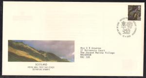 Scotland GB 2000 QE2 FDC 65p Definitive SG S 98 25/4/2000 ( B554 )