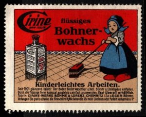 Vintage Germany Poster Stamp Maltzym With Cod Liver Oil For Children
