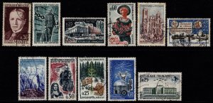 France 1965 various single stamp commemoratives [Used]