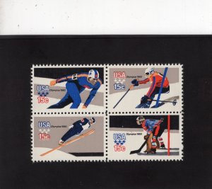 1795-1798 Winter Olympics, MNH blk/4