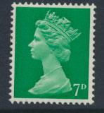 GB   Machin - Mint never hinged - SG 737 - 7d