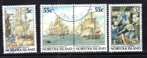 Norfolk Island #417-420 VF  Used  CV $5.35 ....    4440085