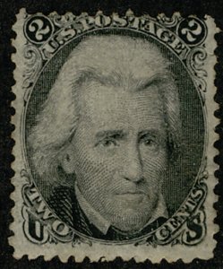 USA #73 F/VF OG LH, bold color, a very tough stamp to find well centered, Nic...