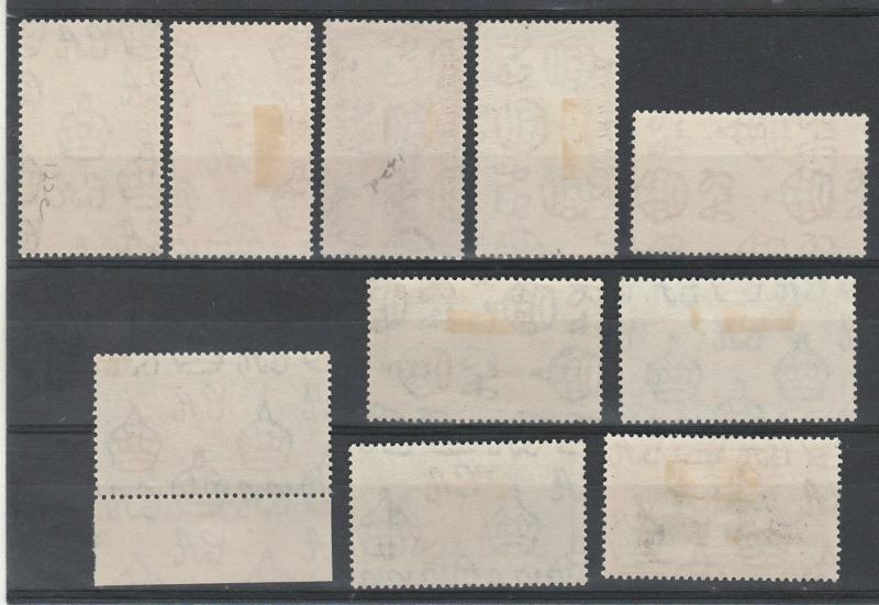 GIBRALTAR 1938 KGVI PICTORIAL RANGE TO 2/-