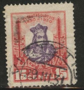 LITHUANIA LIETUVA Scott 246 Used stamp