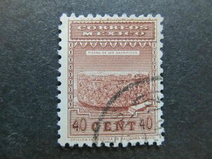 A4P44F46 Mexico 1934-40 Wmk Correos Mexico 40c Size 20x26 Used-