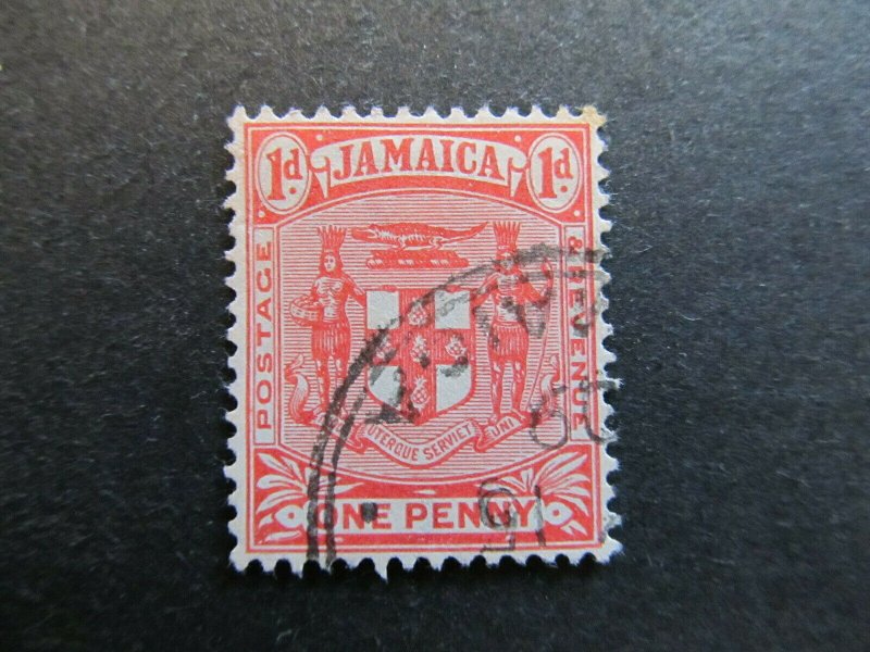 A4P21F8 Jamaica 1905-11 1d used