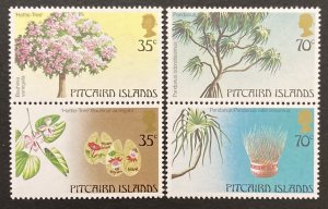 Pitcairn Islands 1983 #229-30, Local Trees, MNH.