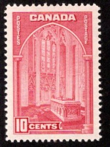 241a Scott, Canada, 10c MNH, XF/SUPERB, 1938 Pictorial, Memorial Chamber