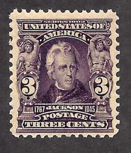 302 Mint,OG,NH... SCV $130.00... Pretty Stamp!