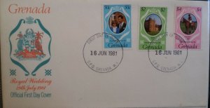 Commonwealth 1981 Royal Wedding FDC Covers Kenya Grenada Turks & Caicos St Lucia