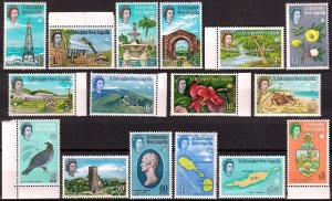 ST. CHRISTOPHER NEVIS ANGUILLA 1963 Definitive: Local Motives. Complete set, MNH