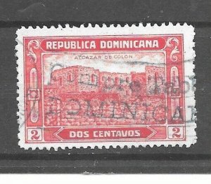 Dominican Republic Stamp- Scott # 243/A29-2c-Canc/LH-1928-NG