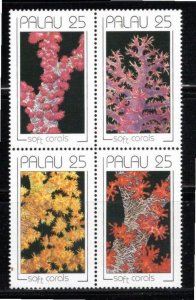 Palau MNH Block 230a Soft Corals 1990