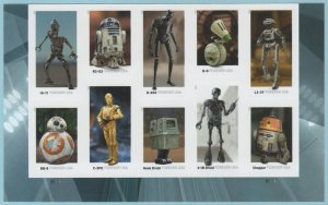 USA Sc. 5582b (55c) Star Wars Droids 2021 block of 10 MNH