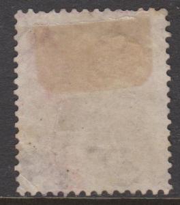 Great Britain 1862 QV 3d Pale Rose Sc#37 Position CQ Used