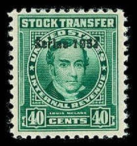 U.S. REV. DATED GREENS RD346  Mint (ID # 71971)