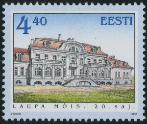 Estonia #414 Laupa Hall 4.40K Postage Stamp 2001 Europe Eesti Mint LH