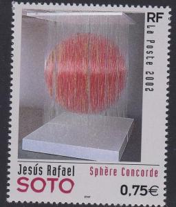 France # 2869, Sphere Concorde, NH, Half Cat