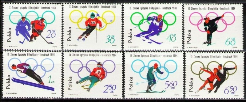 1964 Poland 1457-1464 1964 Olympic Games in Innsbruck	6,00 €