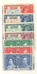 Falkland Islands #77-83  Single (Complete Set)