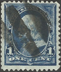 # 264 Blue Used Ben Franklin