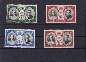 MONACO MOUNTED MINT AND USED STAMPS ON STOCK CARD REF 1078