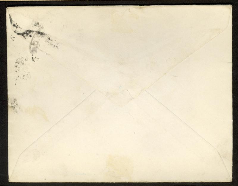 INDIA USED ABROAD 1935 Cover From RANGOON BURMA to NYC USA 1/2a & 3a KGV Stamps