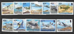 ASCENSION SG1150/61 2013 AIRCRAFT  MNH