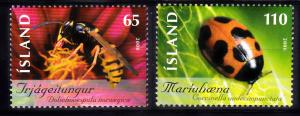 Iceland 1089-1090 MNH 2006 Insects