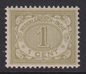 Netherlands Indies #39  MH  1902  numerals  1c