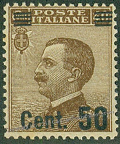 Italy Italia Sa140 50c on 40c OP MNH 44807