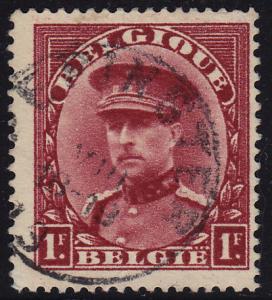 Belgium - 1931 - Scott #227 - used - King Albert