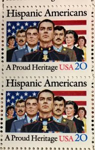 2103  American Hispanic Heritage   20 c MNH Sheet of 40  FV $8   1984