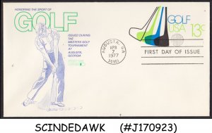 UNITED STATES  - 1977 GOLF  FDC