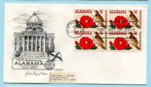USA FDC Sct # 1375; blk 4; Artmaster Cachet