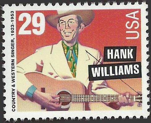 # 2723 MINT NEVER HINGED HANK WILLIAMS