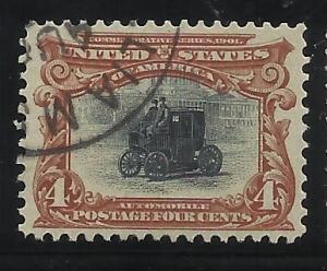 296 4c Used VF Centering