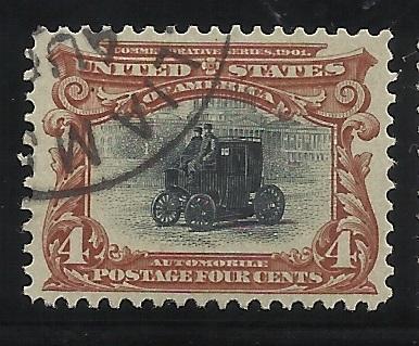 296 4c Used VF Centering