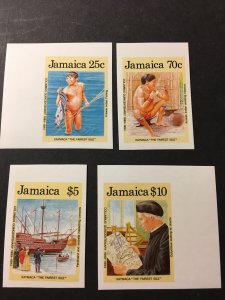 Jamaica sc 717-720 MNH imperf