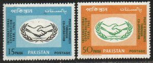Pakistan Sc #215-216 Mint Hinged