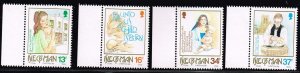 Isle of Man 1989,Sc.#408-411 MNH,  Christmas: 50th Anniversary of Jane Crookall