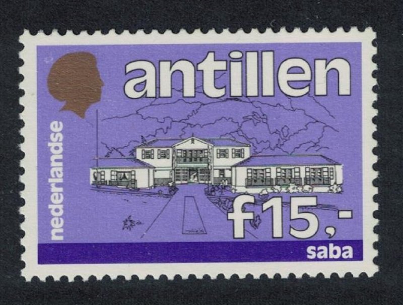 Neth. Antilles Local Government Buildings 15 Gulden 1989 MNH SG#843 MI#655
