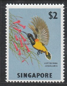 Singapore 1962 Sc 68 Bird $2 MLH