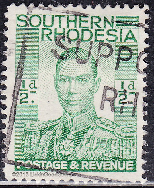 Southern Rhodesia 42 King George VI 1937