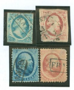 Netherlands #1/2/4/5 Used Single