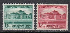 Germany - 1938 Theater Sc# B121/B122 - MH (267)