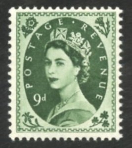 Great Britain Scott 328 MVFNHOG - Queen Elizabeth - SCV $21.00