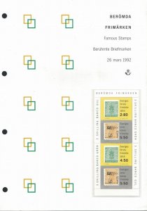 Sweden 1943-1945 stamps on stamps Czeslaw Slania MNH