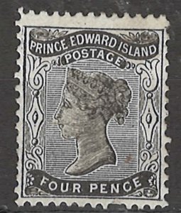 COLLECTION LOT OF #1760 PRINCE EDWARD ISLAND  # 9 MH 1868